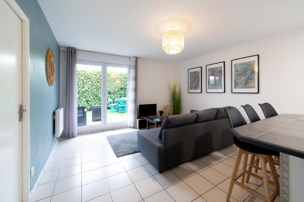 My Cozy Flat Blagnac - T2 - Free Parking - Terrasse - Jardin Exterior foto